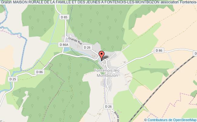 plan association Maison Rurale De La Famille Et Des Jeunes A Fontenois-les-montbozon Fontenois-lès-Montbozon