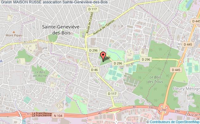 plan association Maison Russe Sainte-Geneviève-des-Bois