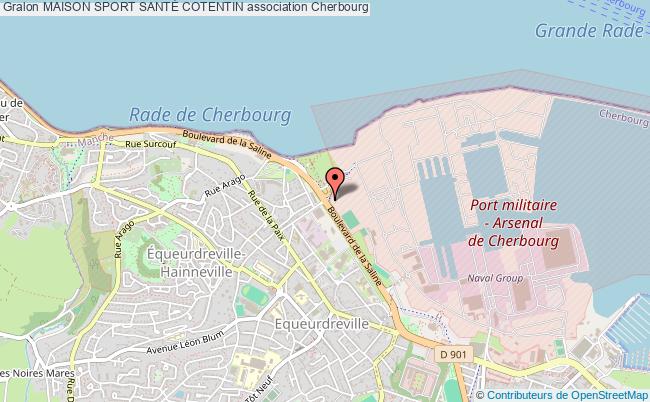 plan association Maison Sport SantÉ Cotentin Cherbourg-en-Cotentin