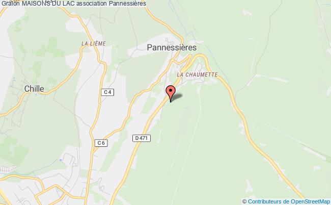 plan association Maisons Du Lac Pannessières