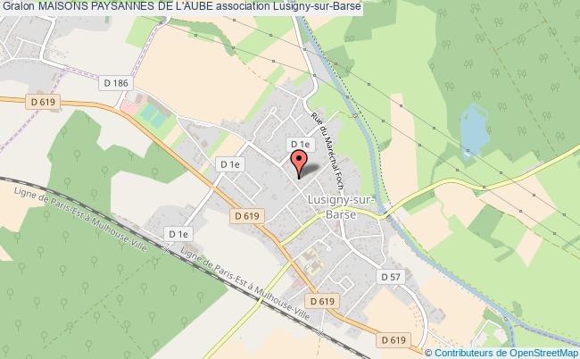 plan association Maisons Paysannes De L'aube Lusigny-sur-Barse