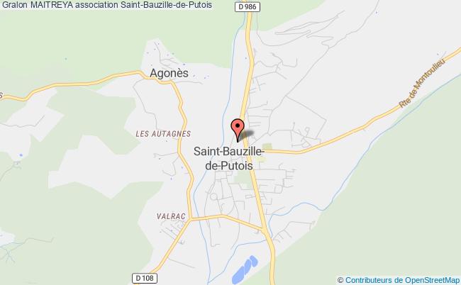 plan association Maitreya Saint-Bauzille-de-Putois