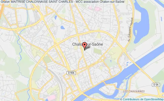 plan association Maitrise Chalonnaise Saint Charles - Mcc Chalon-sur-Saône