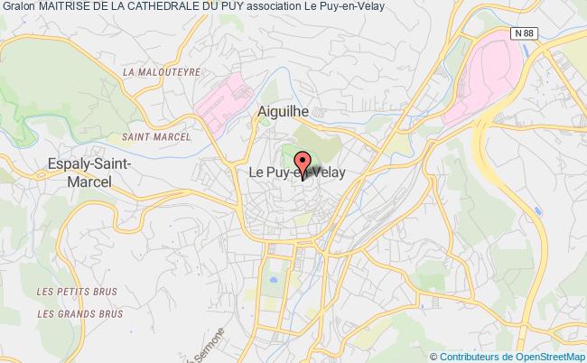 plan association Maitrise De La Cathedrale Du Puy Le Puy-en-Velay