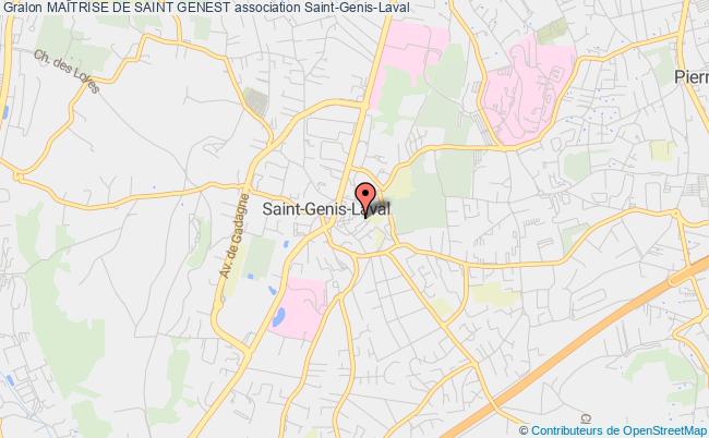 plan association MaÎtrise De Saint Genest Saint-Genis-Laval