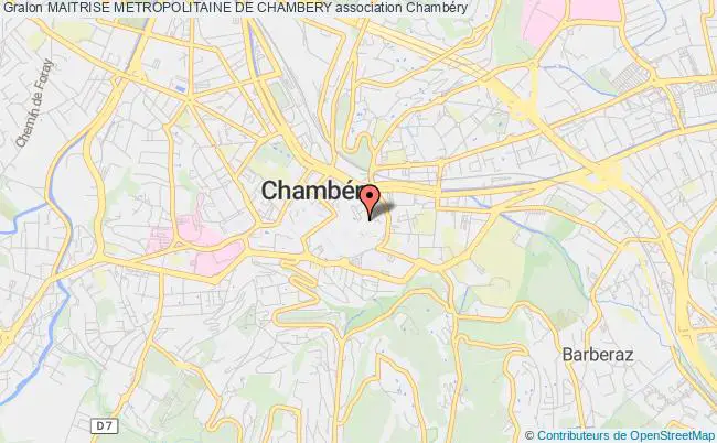 plan association Maitrise Metropolitaine De Chambery Chambéry