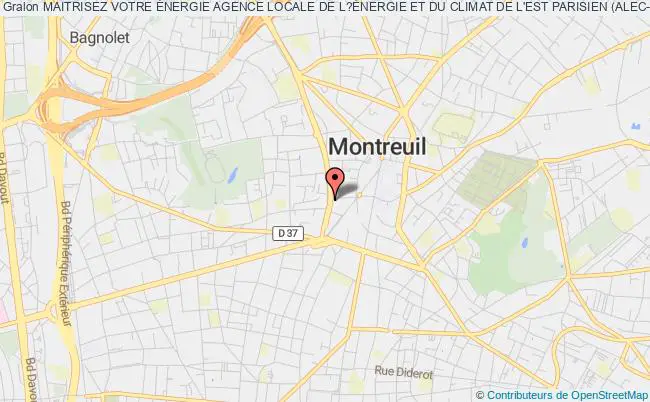plan association Maitrisez Votre Énergie Agence Locale De L?Énergie Et Du Climat De L'est Parisien (alec-mve) Montreuil