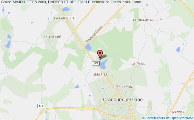 plan association Majorettes 2000, Danses Et Spectacle Oradour-sur-Glane