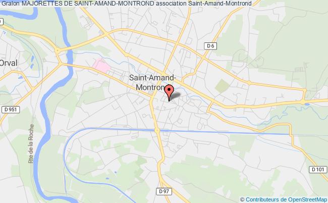 plan association Majorettes De Saint-amand-montrond Saint-Amand-Montrond