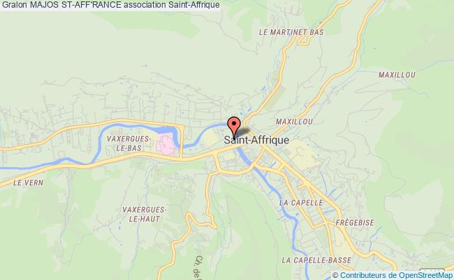 plan association Majos St-aff'rance Saint-Affrique