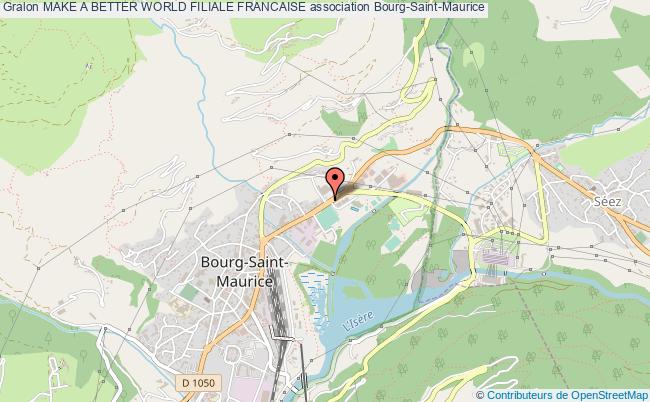plan association Make A Better World Filiale Francaise Bourg-Saint-Maurice