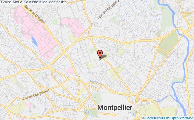 plan association MalaÏka Montpellier