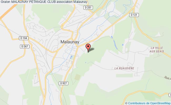 plan association Malaunay PÉtanque Club Malaunay