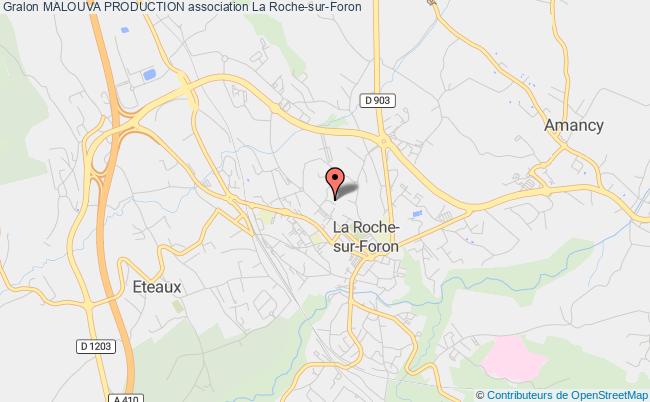 plan association Malouva Production la    Roche-sur-Foron