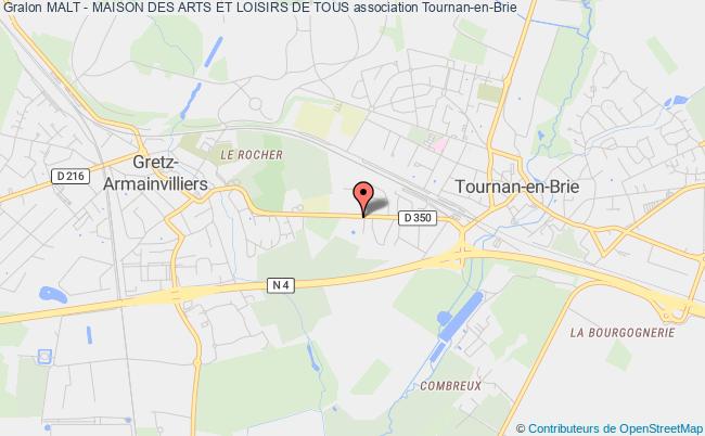 plan association Malt - Maison Des Arts Et Loisirs De Tous Tournan-en-Brie