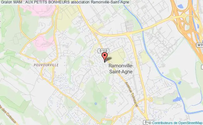 plan association Mam : Aux Petits Bonheurs Ramonville-Saint-Agne