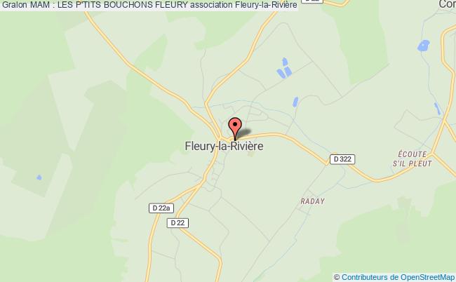 plan association Mam : Les P'tits Bouchons Fleury Fleury-la-Rivière