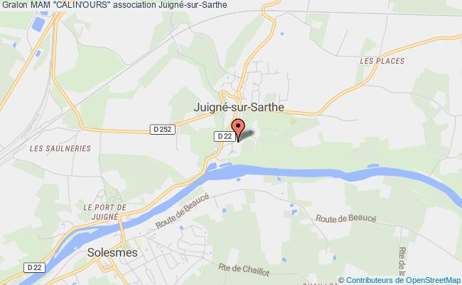plan association Mam "calin'ours" Juigné-sur-Sarthe