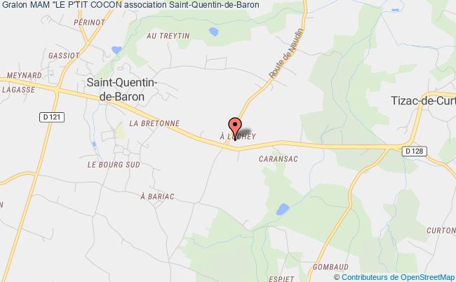 plan association Mam "le P'tit Cocon Saint-Quentin-de-Baron