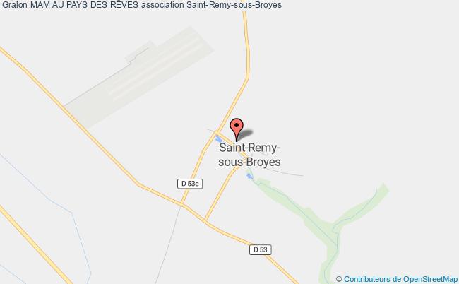 plan association Mam Au Pays Des RÊves Saint-Remy-sous-Broyes