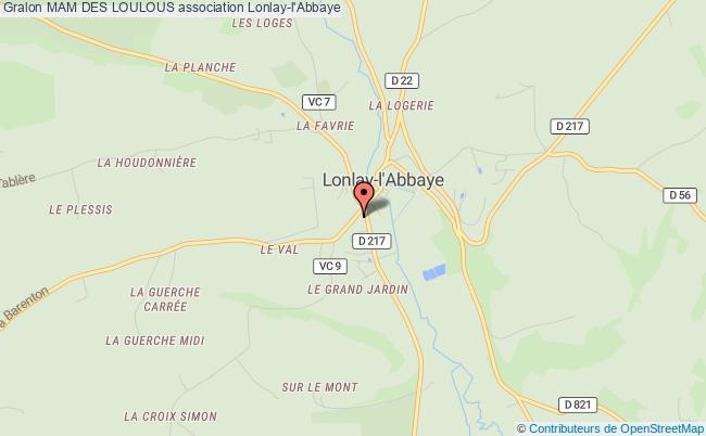 plan association Mam Des Loulous Lonlay-l'Abbaye