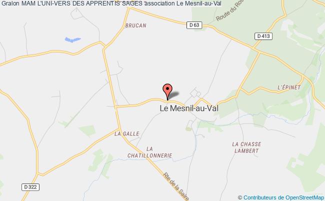plan association Mam L'uni-vers Des Apprentis Sages Mesnil-au-Val
