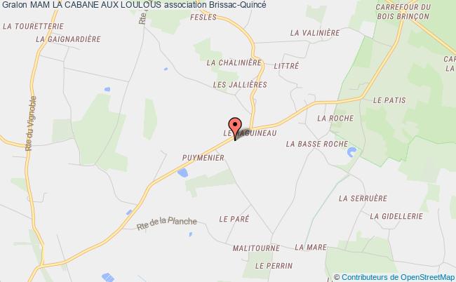 plan association Mam La Cabane Aux Loulous Brissac-Loire-Aubance
