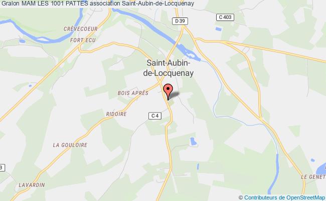 plan association Mam Les 1001 Pattes Saint-Aubin-de-Locquenay