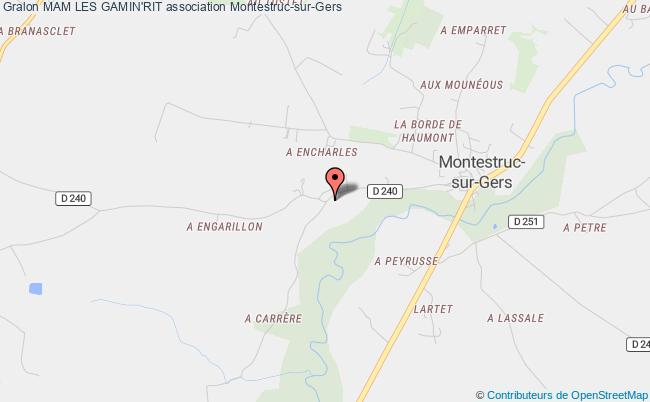 plan association Mam Les Gamin'rit Montestruc-sur-Gers