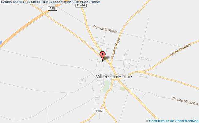 plan association Mam Les Minipouss Villiers-en-Plaine