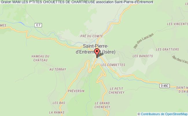 plan association Mam Les P'tites Chouettes De Chartreuse Saint-Pierre-d'Entremont