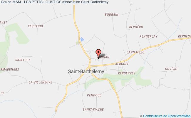 plan association Mam - Les P'tits Loustics Saint-Barthélemy