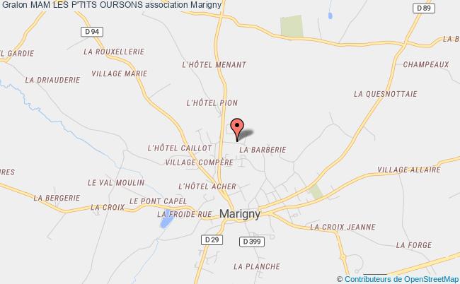 plan association Mam Les P'tits Oursons Marigny-Le-Lozon