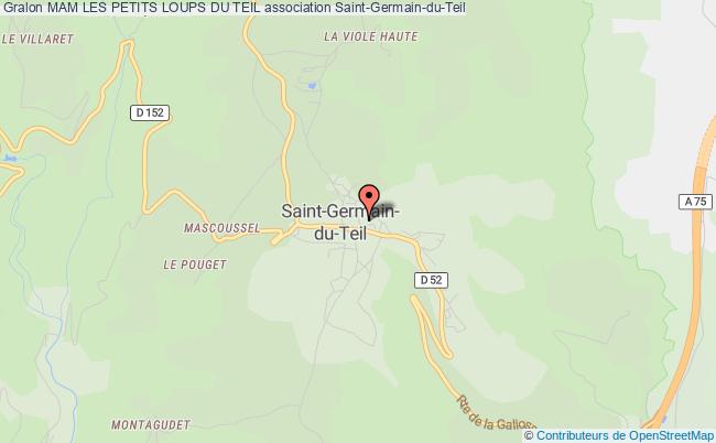plan association Mam Les Petits Loups Du Teil Saint-Germain-du-Teil