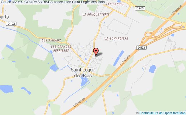 plan association Mam's Gourmandises Saint-Léger-des-Bois