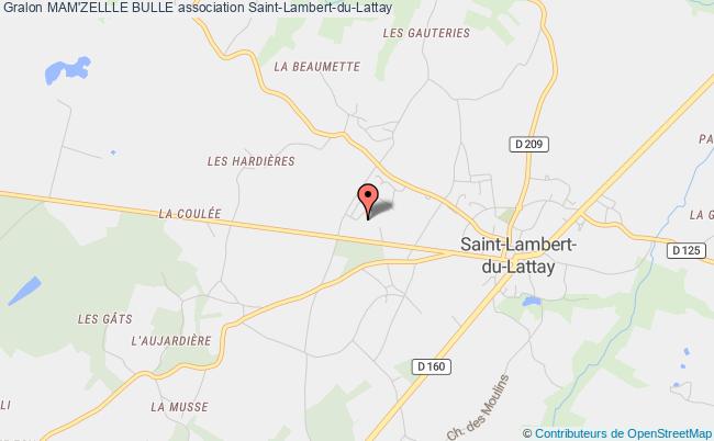 plan association Mam'zellle Bulle Saint-Lambert-du-Lattay