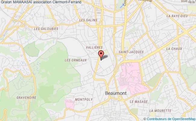 plan association MamaasaÏ Clermont-Ferrand