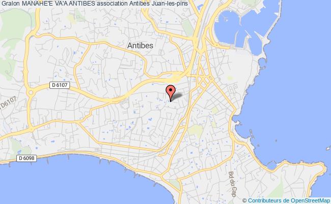 plan association Manahe'e Va'a Antibes Antibes Juan les Pins