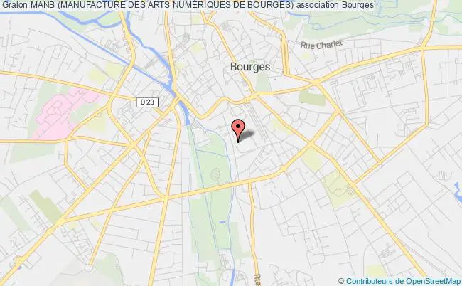 plan association Manb (manufacture Des Arts NumÉriques De Bourges) Bourges