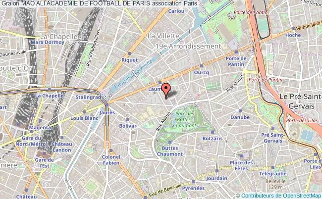 plan association Mao Ali Academie De Football De Paris Paris