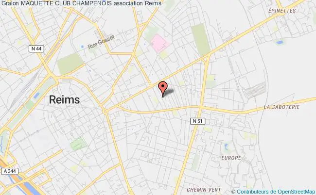 plan association Maquette Club Champenois Reims