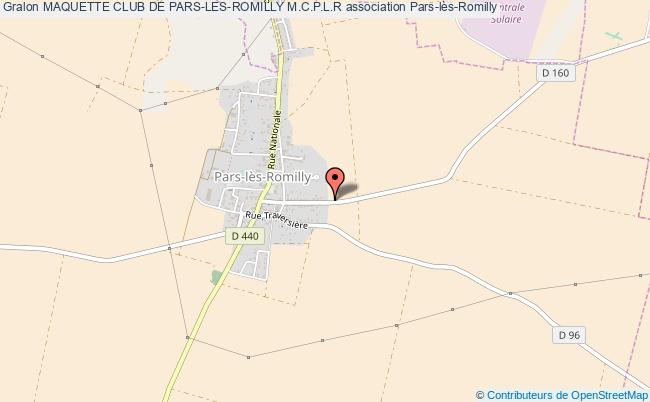 plan association Maquette Club De Pars-les-romilly M.c.p.l.r Pars-lès-Romilly
