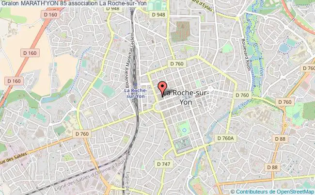 plan association Marath'yon 85 La    Roche-sur-Yon