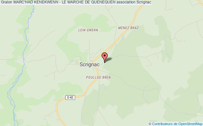 plan association Marc'had Kenekwenn - Le Marche De Quenequen Scrignac