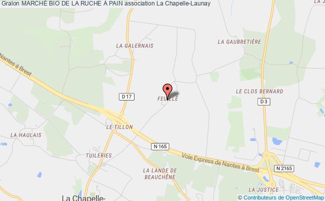 plan association MarchÉ Bio De La Ruche À Pain La    Chapelle-Launay