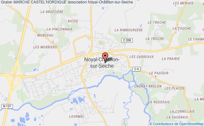 plan association Marche Castel'nordique Noyal-Châtillon-sur-Seiche