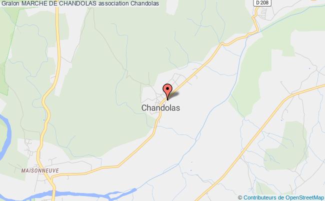 plan association Marche De Chandolas Chandolas
