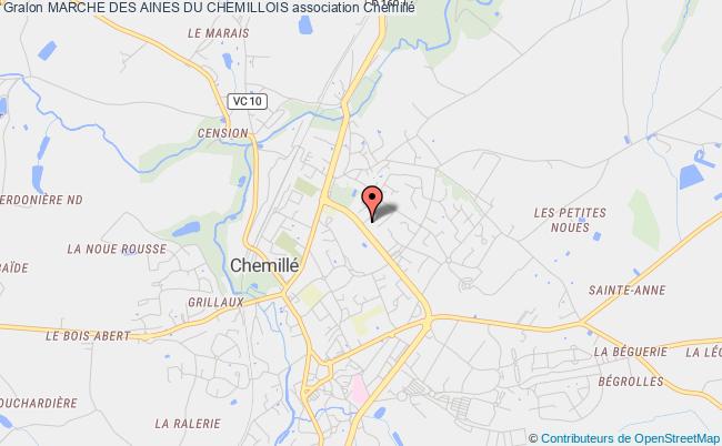 plan association Marche Des Aines Du Chemillois Chemillé-en-Anjou