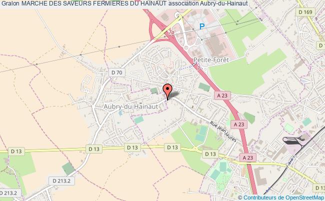 plan association Marche Des Saveurs Fermieres Du Hainaut Aubry-du-Hainaut