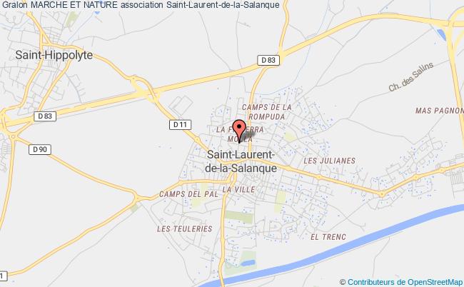 plan association Marche Et Nature Saint-Laurent-de-la-Salanque